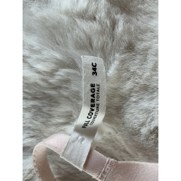 Aerie Women Bra 34C Pink Full Coverage Underwire Lightly Lined Demi‎ - Picture 7 of 10